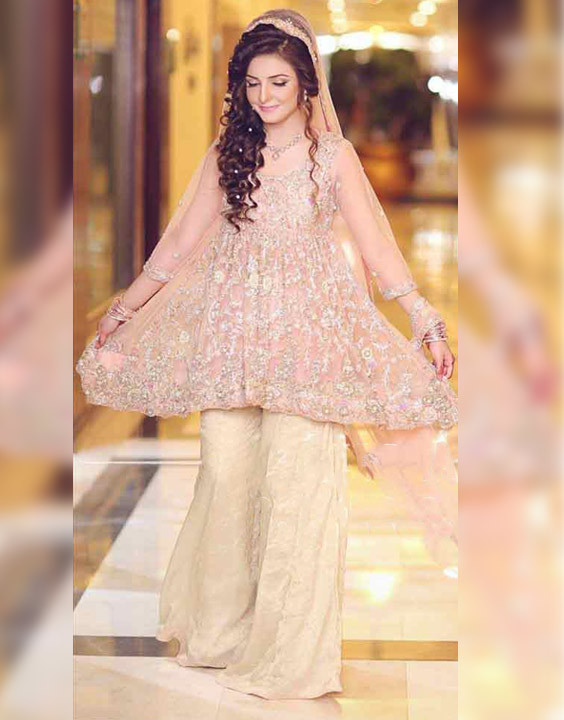 gharara styles with short shirts