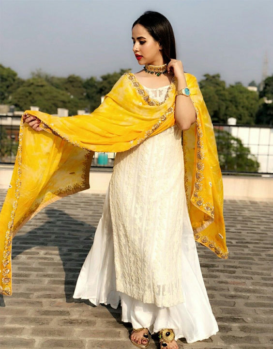 latest sharara suit design 2019