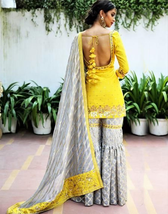 Sharara with Backless kurta Bewakoof Blog