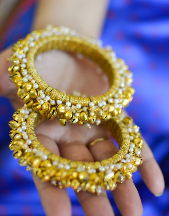 Sukriti Stylish Designer Party Wear Tassel Bangles for Girls & Women – –  Sukriti Store