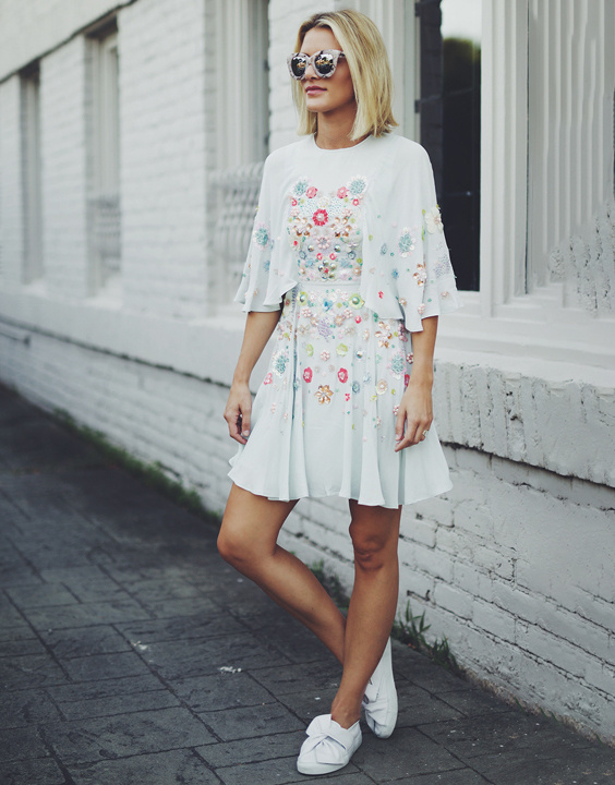 Mini dress and sneakers - Bewakoof Blog