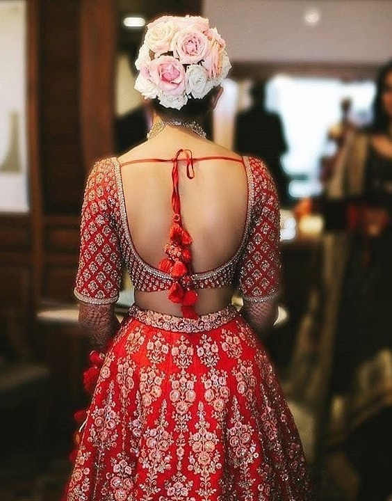 Sexy Backless Blouses Designs For Brides & Bridesmaids - Sonu singh - Medium