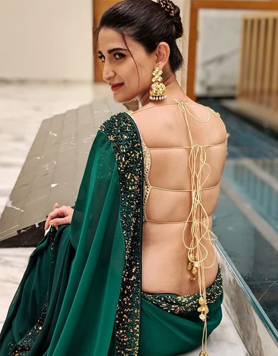 Elegant Backless Blouse Designs - Bewakoof Blog