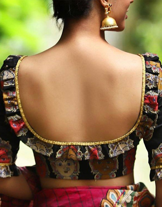 High Neck Blouse Designs - Find Modern High Neck Blouse Design Front and  Back and High Neck Blouse Designs 2021