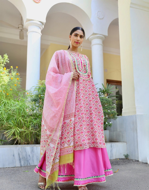 Buy SARDAR Women's Rayon Straight Kurti with Skirt Set Bandhani Foil Print Kurta  Skirt for Girls, Diwali, Festival Puja. (Medium, RAMA) at Amazon.in