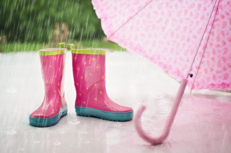 Rainy boots & umbrellas for this rainy season