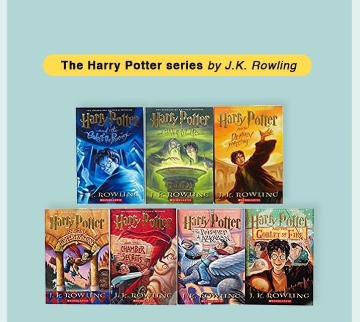 The Harry Potter series by J.K. Rowling - Bewakoof Blog