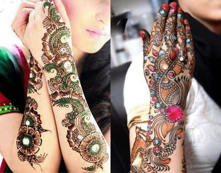 New Collection of Modern Mehndi Designs For Hands and Feet - Glossnglitters