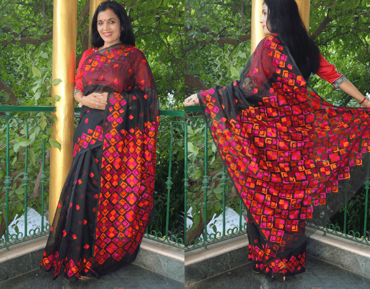 Phulkari Saree | Different types of sarees - Bewakoof Blog