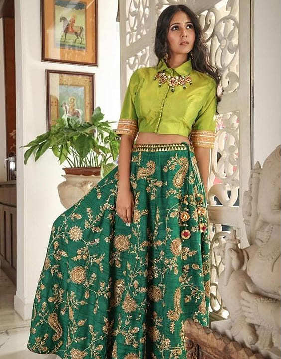 Mehendi Lehengas - Vibrant Outfits for a Joyous Occasion - Seasons India