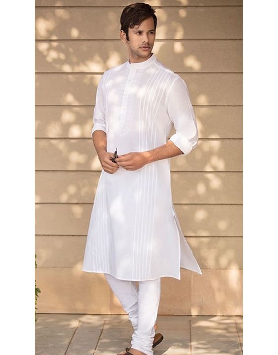 content White Mehendi Outfit Mehendi Dress for Groom Bewakoof Blog