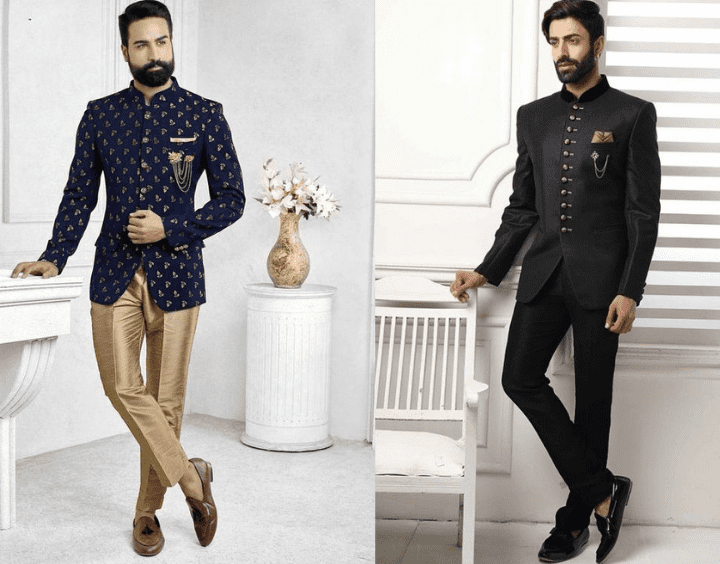 ROYAL MEN VOL-11 BY ASLIWHOLESALE DESIGNER FACNY JACQUARD SILK WORK KURTA