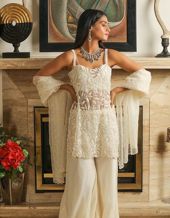 A Lacey Dreamland - Dress for Haldi Function - Bewakoof Blog