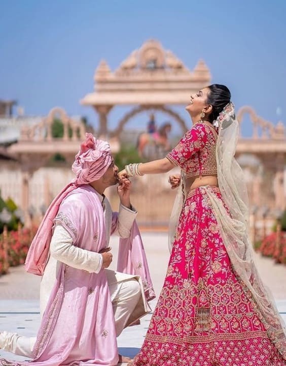 Couple Pose Ideas for Pre Wedding Shoot - Shaadiwish