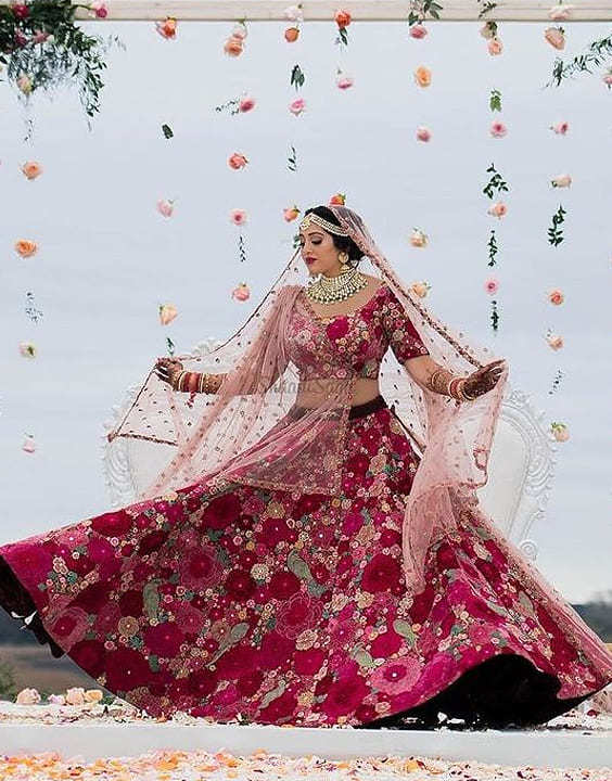 Twirl on - Lehenga poses - Bewakoof Blog