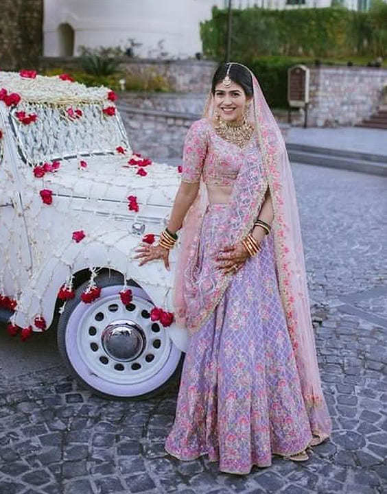 20+ Floral Lehenga Designs For BridesThat Are Trending Big Time  Party  wear indian dresses, Lehenga designs simple, Wedding lehenga designs