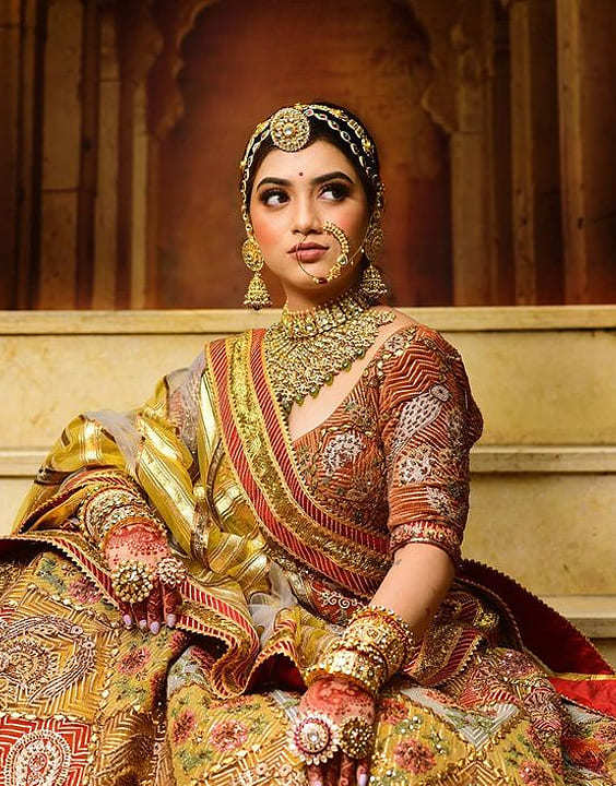 Check Out Kajal Aggarwal's Looks In Bridal Lehengas For A Photoshoot ...