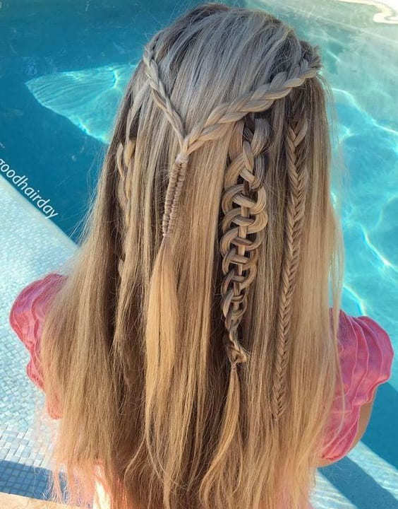 Easy Hairstyle With Two Small Braids : 5 Steps (with Pictures) -  Instructables