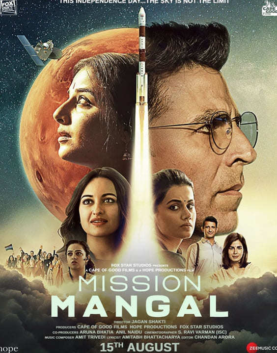 Mission Mangal, 2019 - Best Motivational Bollywood Movies