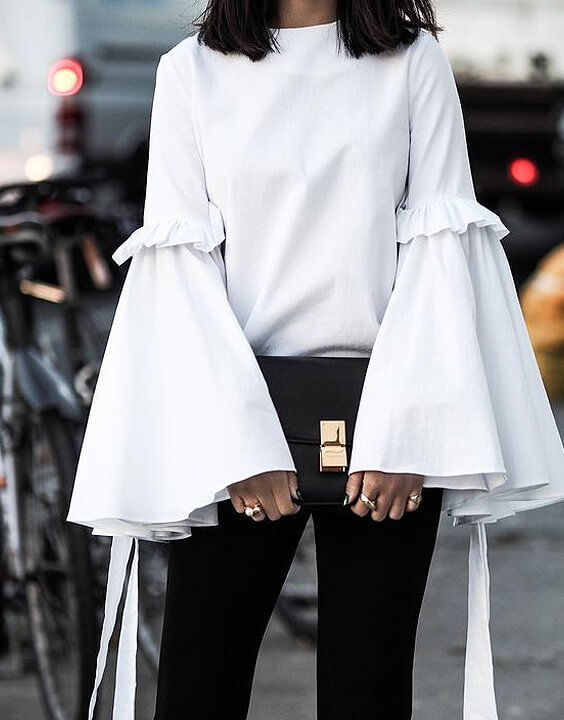 modern bell sleeve