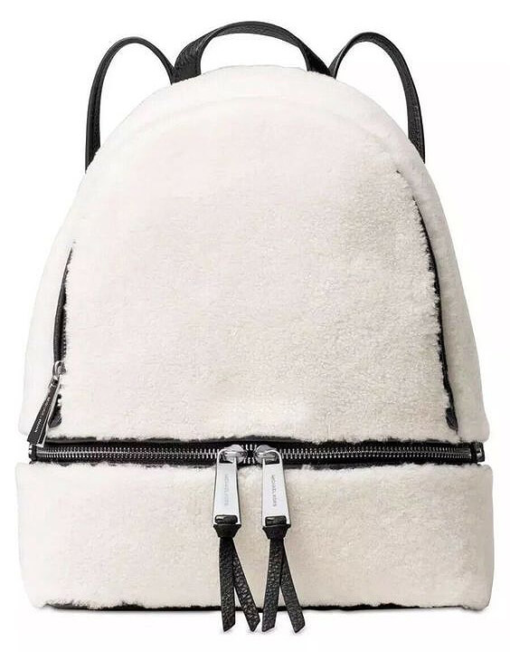 Fuzzy fur backpacks