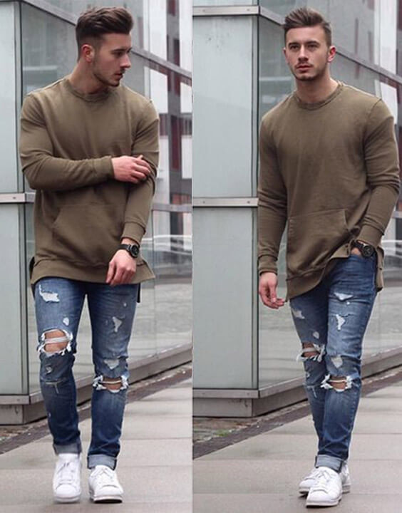 Nail that dapper look with a light blue long sleeve shirt and grey trousers  Dress down this ge  Business casual men Fashion business casual Mens  fashion classy