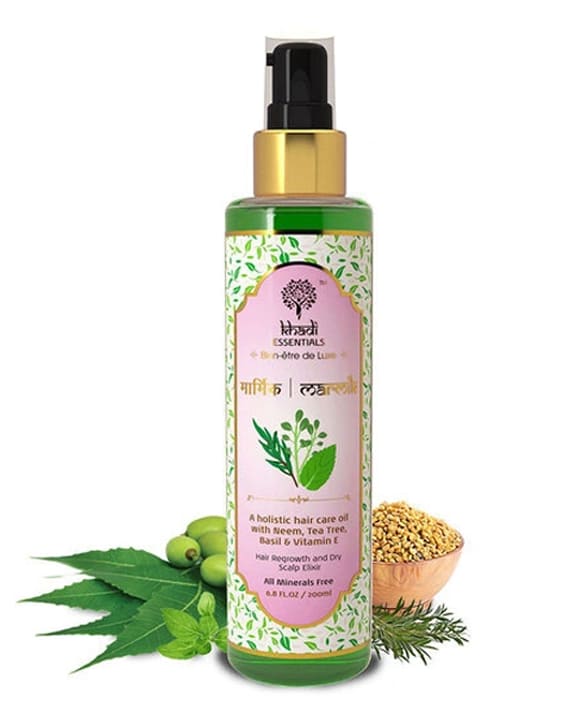 Khadi essentials methi oil - tips for hair growth - Bewakoof blog