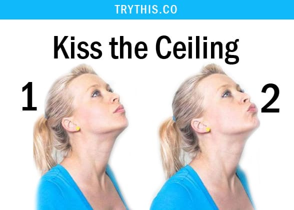 Kiss that ceiling - face exercise to skim & tone face - Bewakoof Blog