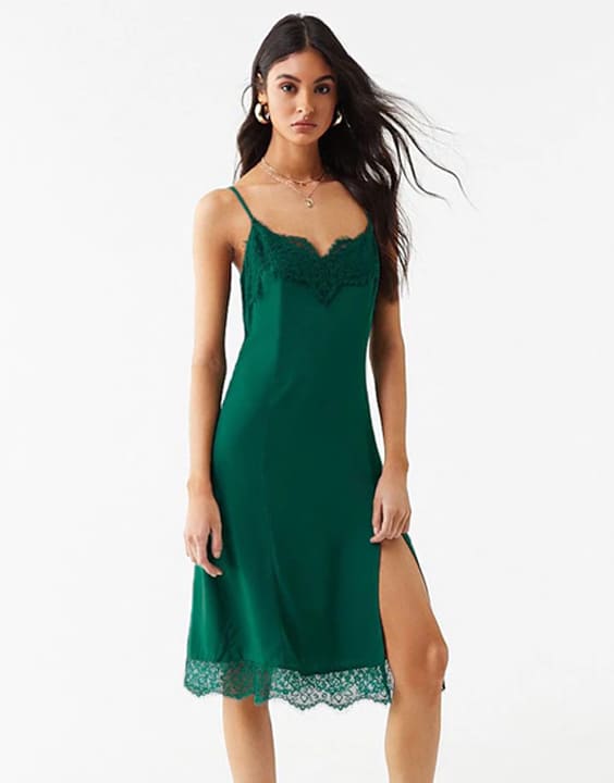 Lace Trim Cami Dress - Lace Pattern Dress Design -Bewakoof Blog