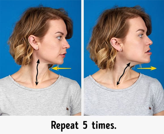 Linear Jaw Extension   Face Exercise To Skim   Tone Face   Bewakoof Blog 1637308059 