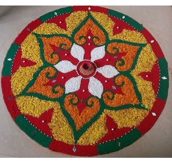 Easy & Stunning Rangoli Designs That You Can Try This Diwali - Bewakoof Blog