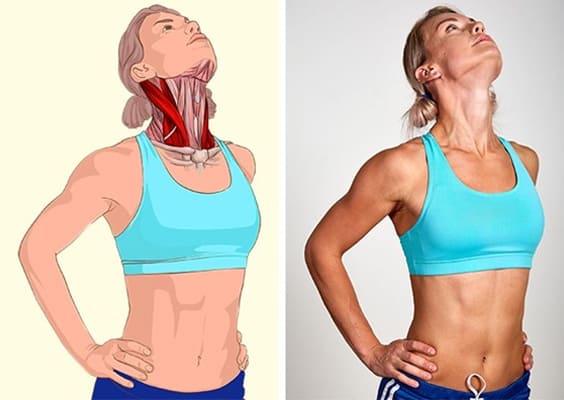 Stretch your neck - face exercise to skim & tone face - Bewakoof Blog