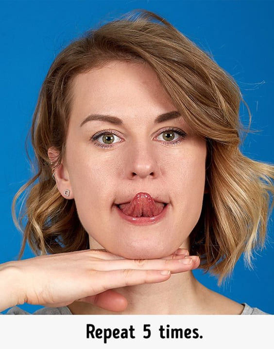 Work that tongue - face exercise to skim & tone face - Bewakoof Blog
