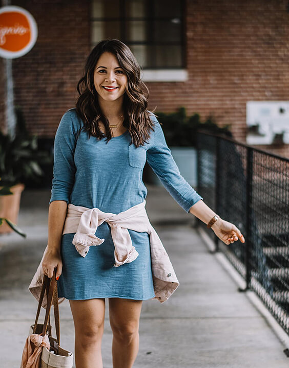 Blue T Shirt Dress Outfits | Bewakoof