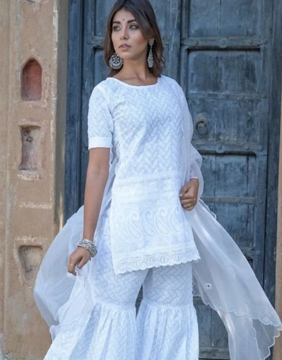 Simple hotsell sharara dress