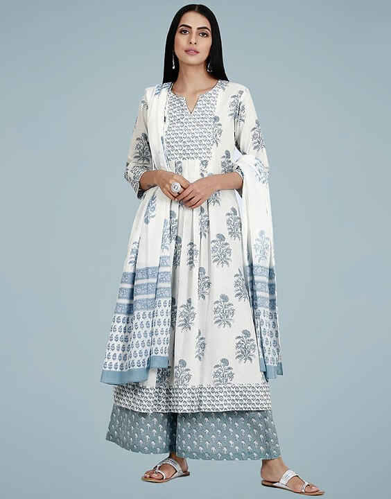 hand block-printed kurta