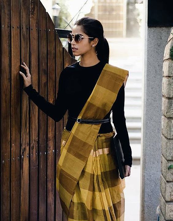 The Belted Saree - Styling tips with latest fashion trends | Bewakoof Blog