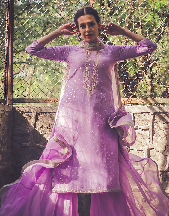 pastel sharara set - Bewakoof