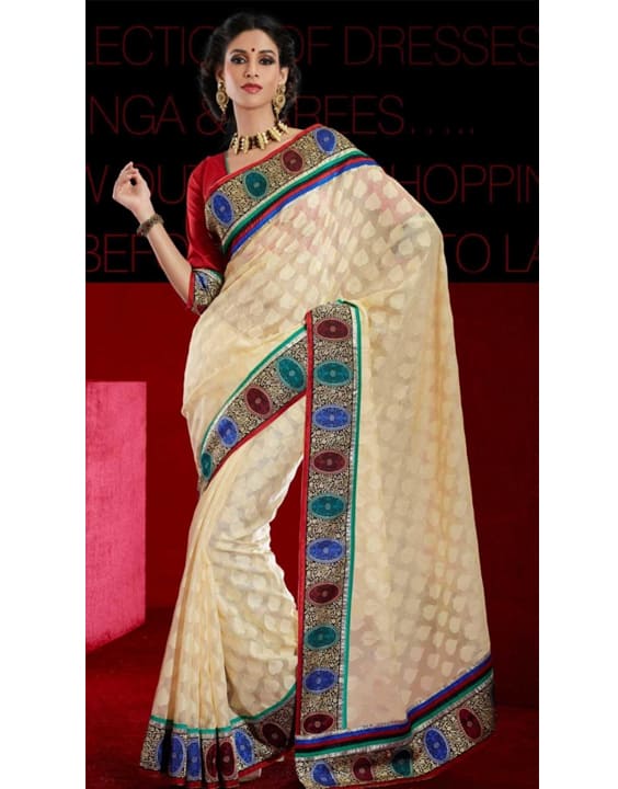 Shattir - Types of Banarasi Silk Sarees | Bewakoof Blog