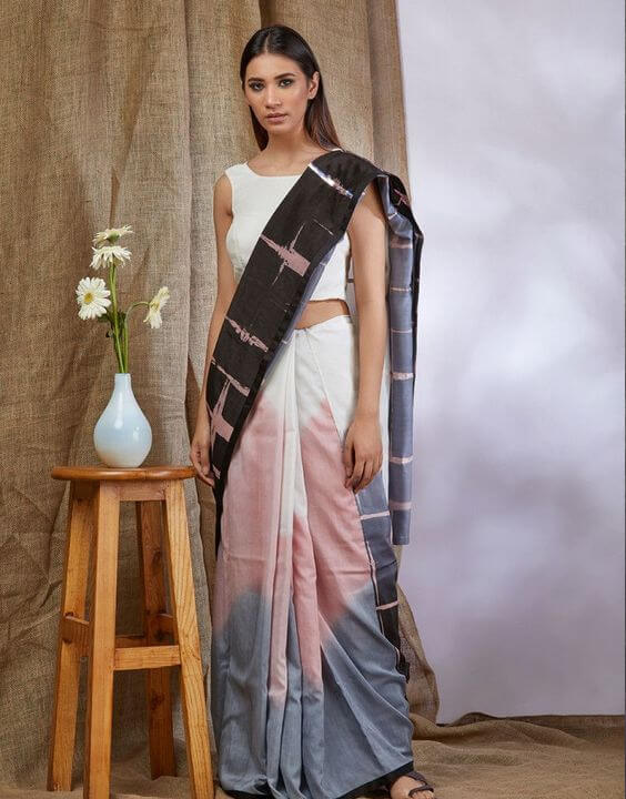 shibori sari