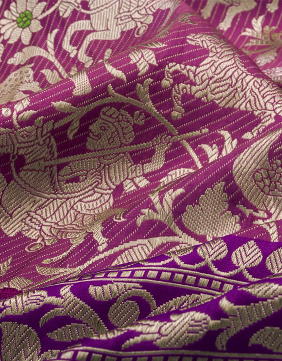 Shikargarh - Types of Banarasi Silk Sarees | Bewakoof Blog