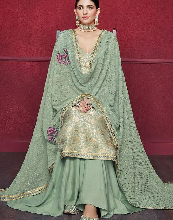 Skirt style suits - Salwar Kameez Designs In 2021 - Bewakoof Blog