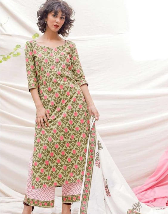 New 3/4th Sleeve Straight Stylish Kurti at Rs 475 in Surat | ID: 20213061391