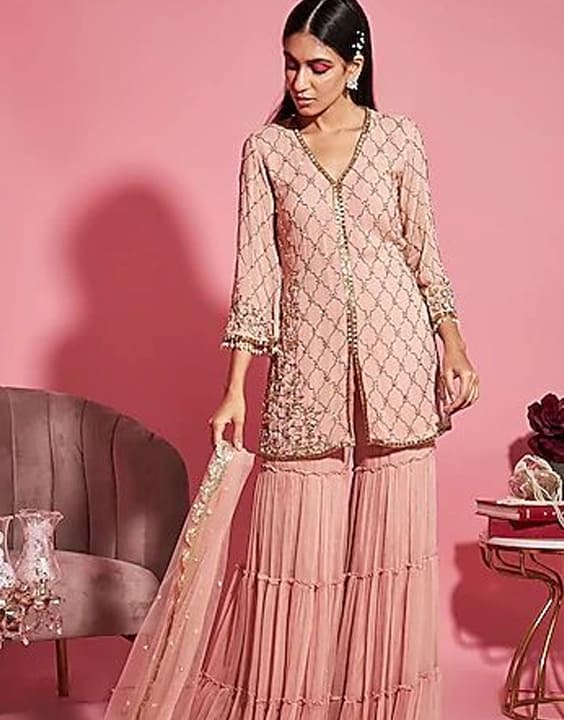 15 Latest Sharara Suit Designs To Try In 2022 Bewakoof Blog