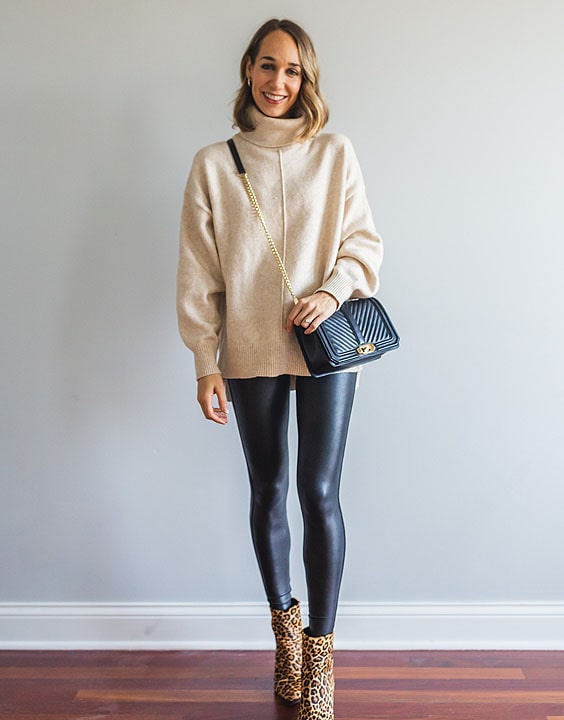 faux leather leggings styling - Bewakoof Blog
