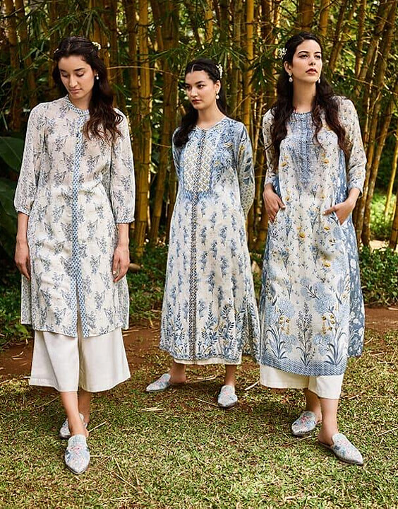 White designer kurti | Bewakoof